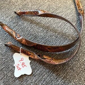 Miche Handle set, 19” long, Animal print vegan purse straps, unused!